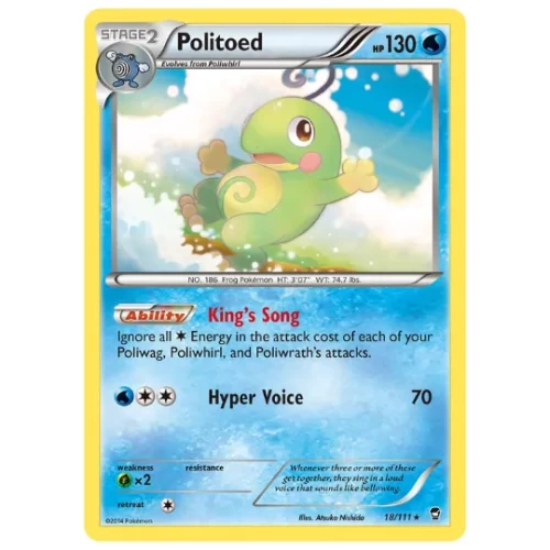 Politoed - 18/111 (Cosmos Holo)